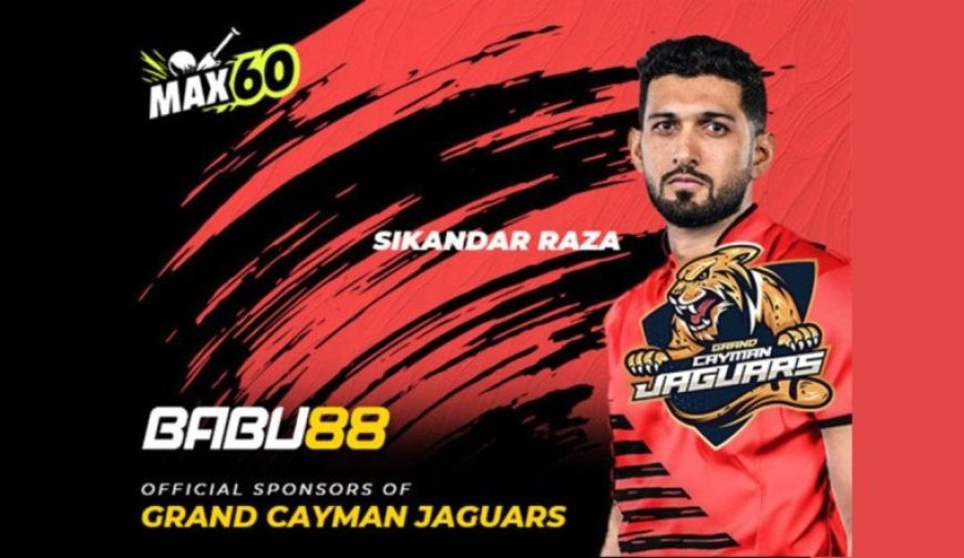 BABU88 Partners with Grand Cayman Jaguars to Sponsor Max60 Caribbean League 2024